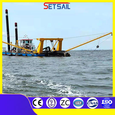 Dredger de sucção de 12 polegadas para dragagem de profundidade de 12 metros e controle hidráulico
