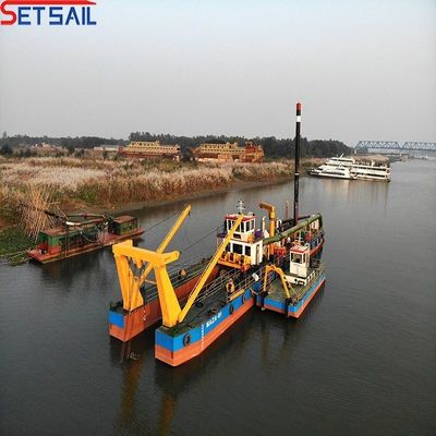 Dredger de sucção de cortador de 12 polegadas Dredging hidráulico avançado para extração de areia do rio