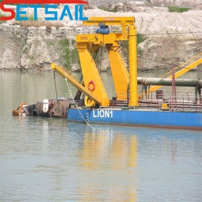 Potência da cabeça do cortador 108kw Motor diesel 12 polegadas cortador dragadora de sucção com Siemens PLC