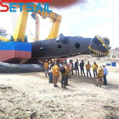 Hydrocyclone Cyclone Tipo Motor Diesel Dredger de areia fluvial com bomba de areia de corte hidráulico