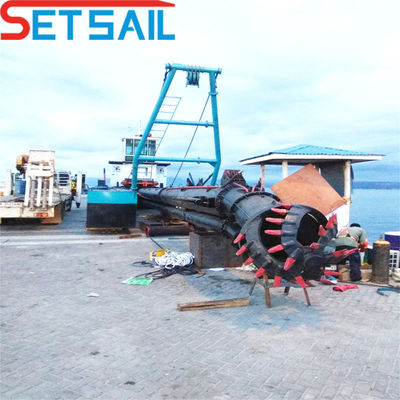 Hydrocyclone Cyclone Tipo Motor Diesel Dredger de areia fluvial com bomba de areia de corte hidráulico