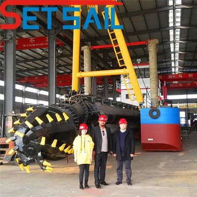 Equipamento de dragagem fluvial cortador dragadora de sucção com guincho hidráulico tipo ciclone