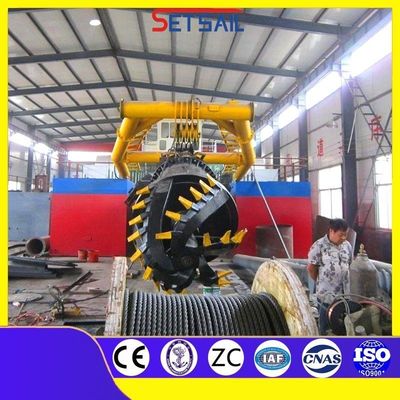 10 polegadas Siemens PLC Diesel Motor Dredger de areia do rio com ciclone tipo hidrociclone