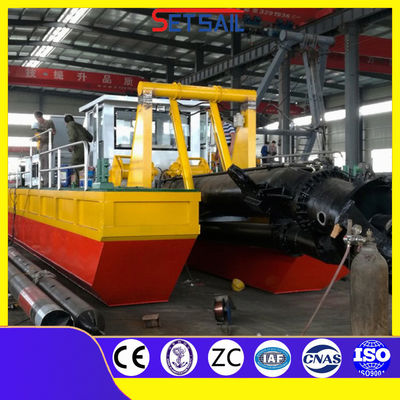 10 polegadas Siemens PLC Diesel Motor Dredger de areia do rio com ciclone tipo hidrociclone