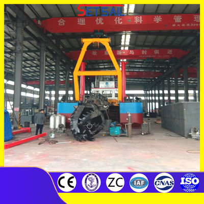 10 polegadas Siemens PLC Diesel Motor Dredger de areia do rio com ciclone tipo hidrociclone