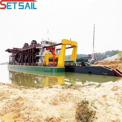 Dredger de sucção de cortador personalizado com solução de dragagem de cabeça de corte de controle hidráulico