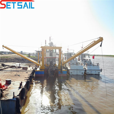 Dredger de sucção de cortador personalizado com solução de dragagem de cabeça de corte de controle hidráulico