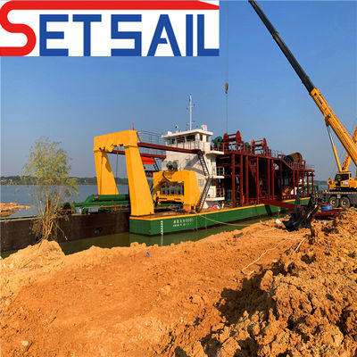 Rexroth Parker Hidráulico Pequeno Cortador Sucção máquina de dragagem de areia para limpar reservatório