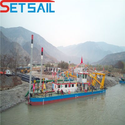 Dredger de sucção de 10 polegadas com potência de motor auxiliar de 122kw da Siemens e Cummins