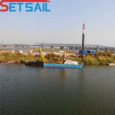 Dredger de sucção de 10 polegadas com potência de motor auxiliar de 122kw da Siemens e Cummins