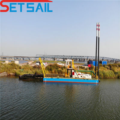 Dredger de sucção de 10 polegadas com potência de motor auxiliar de 122kw da Siemens e Cummins