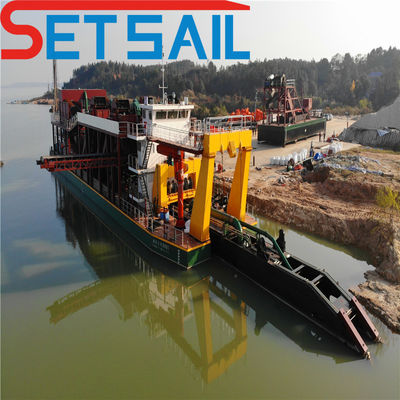 Máquina de dragagem de sucção de cortador de areia de bomba subaquática de trabalho pesado com Siemens PLC