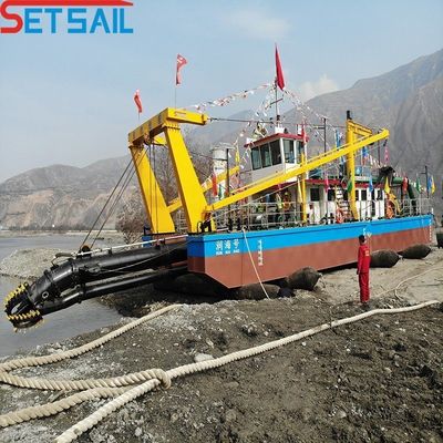 Dredger de sucção de 10 polegadas com motor diesel e 1200 mm de diâmetro da cabeça do cortador