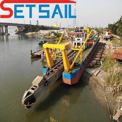 Hydrocyclone Siemens PLC Cutter Hidráulico Sucção máquina de dragagem de areia com bomba