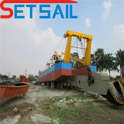 Hydrocyclone Siemens PLC Cutter Hidráulico Sucção máquina de dragagem de areia com bomba