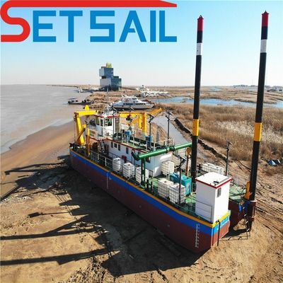 Dredger de sucção de alta capacidade com bomba de areia subaquática e solução de dragagem