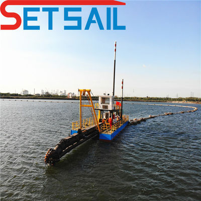 Dredger de sucção de alta capacidade com bomba de areia subaquática e solução de dragagem