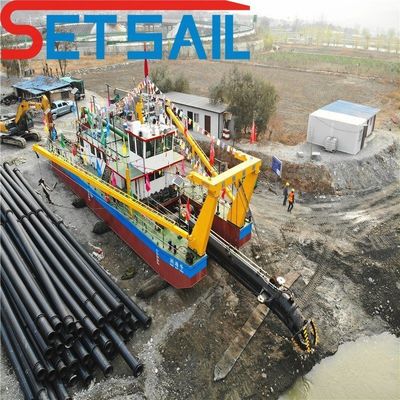 Contador de concentração controlado CCS Motor diesel padrão cortador de sucção dragagem de areia