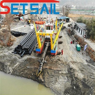 Contador de concentração controlado CCS Motor diesel padrão cortador de sucção dragagem de areia