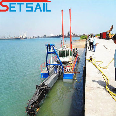 Dredger de sedimento de sucção de 10 polegadas com profundidade de dragagem de 8 metros e Rexroth Hydraulic