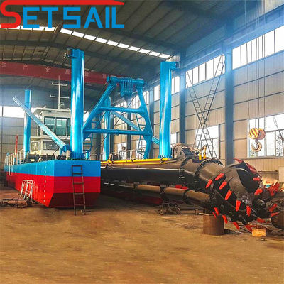 Dredger de sedimento de sucção de 10 polegadas com profundidade de dragagem de 8 metros e Rexroth Hydraulic