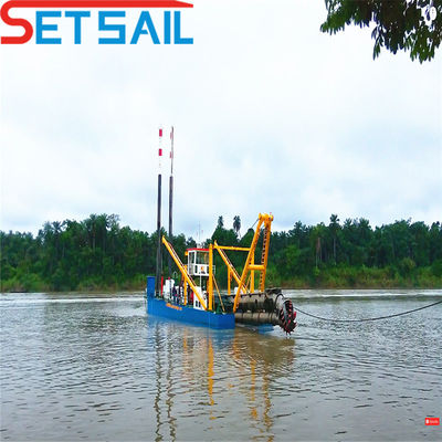 Dredger de sedimento de sucção de 10 polegadas com profundidade de dragagem de 8 metros e Rexroth Hydraulic
