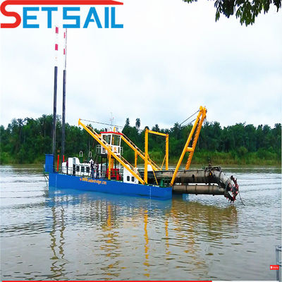 Dredger de sedimento de sucção de 10 polegadas com profundidade de dragagem de 8 metros e Rexroth Hydraulic