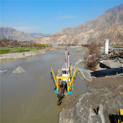 Dredger de sucção de cortador de 10 polegadas para equipamentos profissionais de dragagem do rio lago