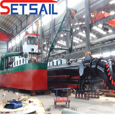 68000.000kg Pacote Peso Bruto 10 polegadas cortador de sucção dragadora com motor diesel