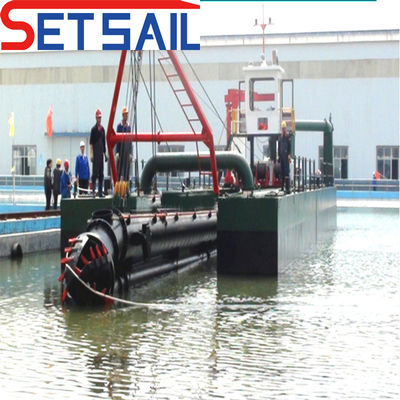 68000.000kg Pacote Peso Bruto 10 polegadas cortador de sucção dragadora com motor diesel
