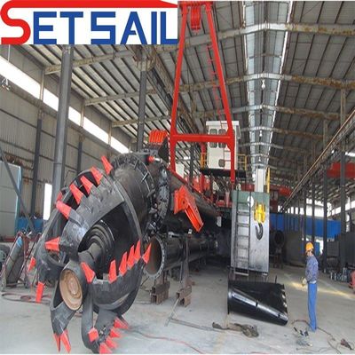 68000.000kg Pacote Peso Bruto 10 polegadas cortador de sucção dragadora com motor diesel