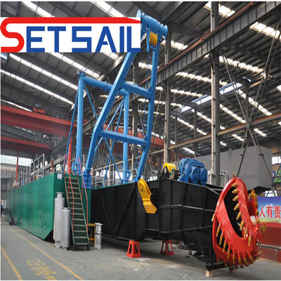 68000.000kg Pacote Peso Bruto 10 polegadas cortador de sucção dragadora com motor diesel