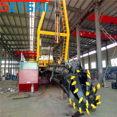 Dredger de sucção de 10 polegadas com bomba de areia Shijiazhuang e motor Cumins 122kw