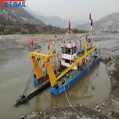 31.1 Meter comprimento total US Set vela 10 polegadas cortador sucção sedimento dragadora com dentes de cortador