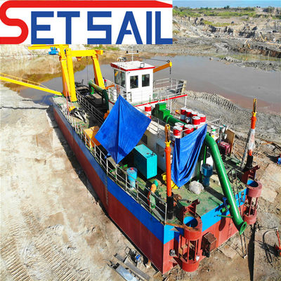 Dredger de sucção de corte com medidor de vácuo Serviço pós-venda ao longo da vida 40000.000kg peso bruto
