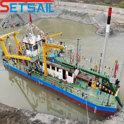 Weichai Diesel Engine 8 Inch Cutter Suction Dredger para serviço pós-venda ao longo da vida