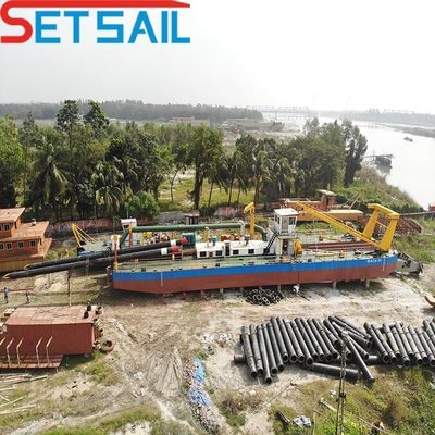 Weichai Diesel Engine 8 Inch Cutter Suction Dredger para serviço pós-venda ao longo da vida