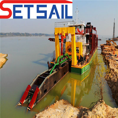 Dredger de sucção com medidor de pressão hidráulico