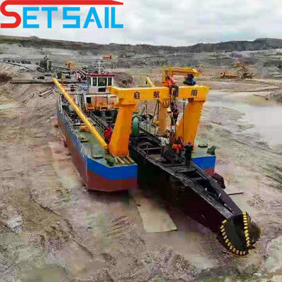 50kw Cutter Head Power 8 Inch Cutter Suction Dredger com bomba de areia da Rexroth Hydraulic