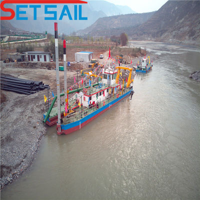 50kw Cutter Head Power 8 Inch Cutter Suction Dredger com bomba de areia da Rexroth Hydraulic