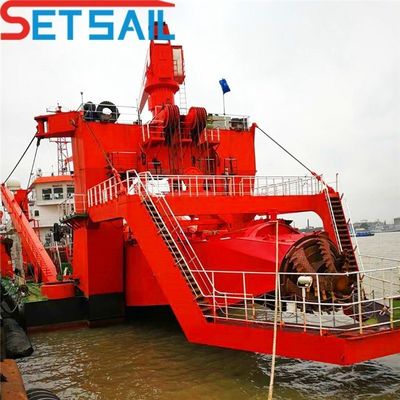 Tipo de ranhura CTN Motor a diesel personalizado Bomba hidráulica de corte de 8 polegadas Barco de areia de sucção