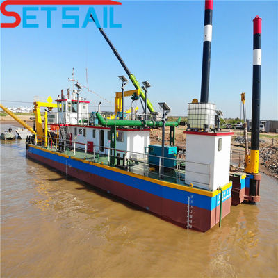 160m3-4000m3 Capacidade cortador de controlo hidráulico dragadora de sucção com bomba de areia subaquática