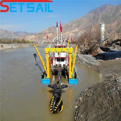 160m3-4000m3 Capacidade cortador de controlo hidráulico dragadora de sucção com bomba de areia subaquática