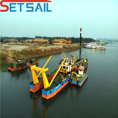 Dredger de sucção de corte de 8 polegadas de alta capacidade com tipo de ranhura CTN e profundidade de dragagem de 8 metros