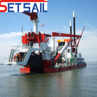Dredger de sucção com motor diesel de controlo hidráulico
