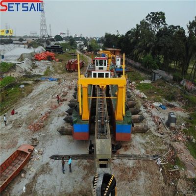 Excavadora de areia de sucção de 8 polegadas de baixo falha com peso bruto de 90000.000 kg