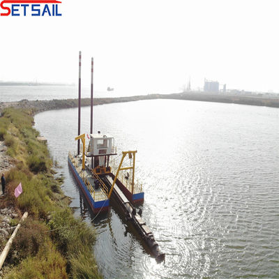 Excavadora de areia de sucção de 8 polegadas de baixo falha com peso bruto de 90000.000 kg