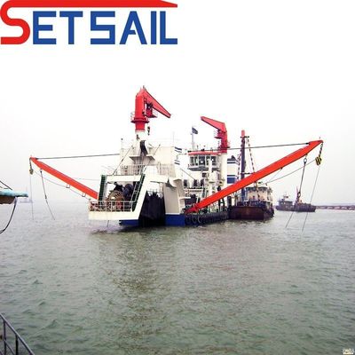 Rexroth Hydraulic Double Diesel Engine Cutter Suction Sand Dredger com bomba hidráulica