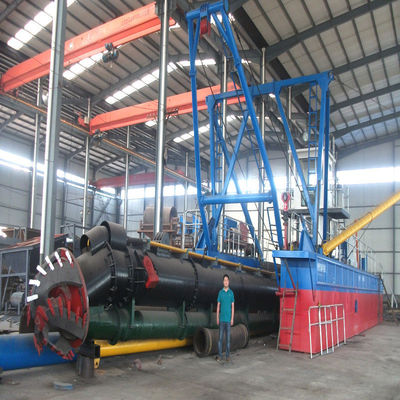 Excavadora de areia de motor diesel personalizada com distância máxima de descarga de 2 quilômetros