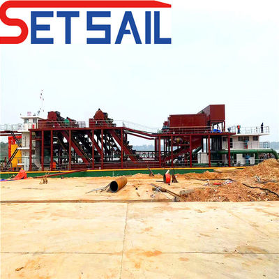 Motor Diesel Power Cutter Sucção Digging Dredger com característica de personalização